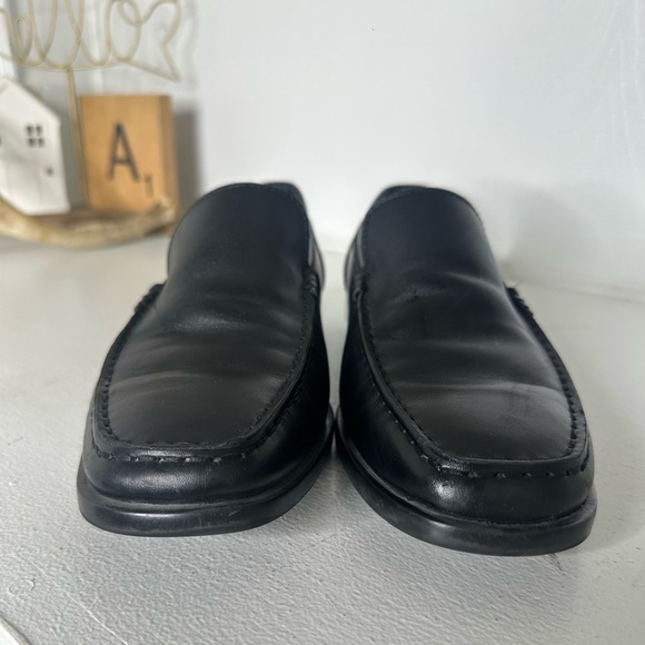 Tod’s Classic Black Leather Fall Quiet Luxury Loafers M 6.5 W9 Made in Italy - Picture 3 of 10